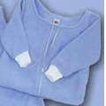 Jersey Sweatshirt Fleece Baby Snuggle Sack with Zipper and Sleeves